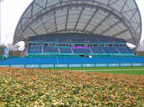 《韻味杭州·精彩亞運(yùn)》——亞運(yùn)曲棍球場(chǎng)館邊坡綠化