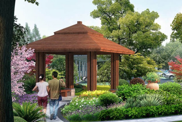 園林構(gòu)筑物設(shè)計(jì)效果圖