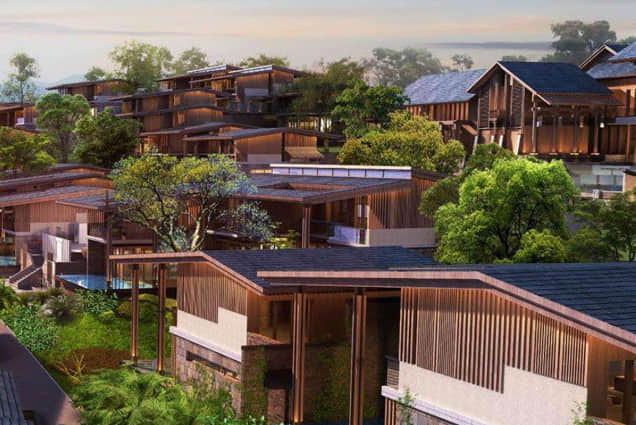 小鎮(zhèn)聚落景觀設(shè)計效果圖