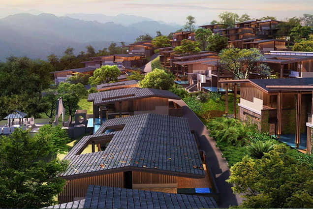 小鎮(zhèn)聚落景觀設(shè)計效果圖