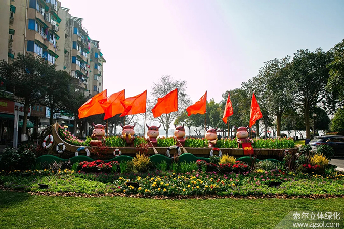 07 2021年2月杭州市富陽區區政府南門春節主題環境小品《楊帆》 (2).jpg